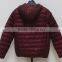 zip up nylon fabric soft hoodie new men jacket for winter