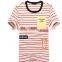 Men Stripe T-shirts Round Neck Casual Summer Short Sleeve T Shirts Brand High Quality Bamboo Cotton