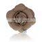 Yiwu Factory Wholesale Rhinestone Brooch Custom Fabric Flower Brooches Big Flower Hairwear