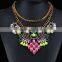 high quality branded crystal ladies chunky statement necklaces