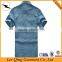 Top quality denim short sleeve custom mechanic shirts
