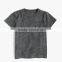 Wholesale comfortable custom design baby clothes 2017 Boys' slub pocket T-shirt new style plain children clothing