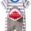 Wholesale funny 3D baby rompers shark newborn baby clothes rompers animals pattern