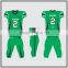 Custom fully spandex integrated sublimated american football uniform with free mock ups and free samples