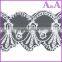 White Beaded Organza Lace Sequin Embroidery Lace For Elegant woman