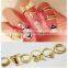 7pcs /set Skull Bow Heart Above Knuckle Nail Band Mid Finger Mini Rings Set