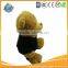 cute bear with black shirt plush toy
