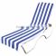 lounge chair cover cabana stripe blue red beach towel