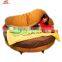 Custom sponge plush Hamburger sofa bed