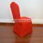 Red lycra banquet chair cover for weddings