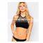 B40475A New design sexy hollowed gridding bikini sets two pieces swimwear