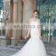 Exquisite Appliqued and Beaded See Through Back Mermaid Lace Straps Tulle Wedding Dress Bridal Gown
