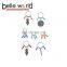 Fashion women small ring trench Africa pigtails hip-hop Metal ring DIY hair ornaments