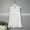 OEM service summer new design sleeveless fashion white girls tops
