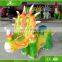 Interactive amusement dinosaur toy-car animal kiddie rides