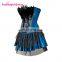Latest Design Slimming Steel Boned Women Sexy Overbust Steampunk Bondage Corset