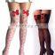 2 Sexy-lingerie Sheer Women Underwear Beautyslove Bow Heart Erogenous Long High Sock REVEALING SMART THIGH-HIGH STOCKINGS