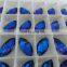Horse eye shaped large sew on rhinestones for wedding dresses