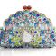 2016 Peacock clutch bag/ shining evening clutch/high quality factory clutch bags for wholesale