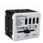 CMYK Logo 4usb Port Travel Adapter full printing power adapter universal