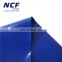 Supply single color double face polyester 1000d pvc coated tarpaulin