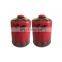 China butane canister for climber 450g and threaded valves