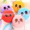 Custom Cake Shape Round Coin Bag Promotional Girls Fashion Silicone Coin Purse Wallets