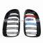 Three-Color 2 Slat ABS Grille For E90/E91 Replacement Grill For Bmw E90/E91 08-11 Front Bumper Grille For Bmw E90/E91 3 Series
