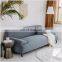 Hotel new style klippan sofa cover 5 seater seersucket sofa cover