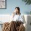 Sublimation Good Elasticity Soft Throw Flannel Fleece Blanket For Travel