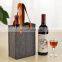 Factory direct sale 6 pack non woven bottle wine tote bags