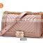 2020 Lady Jelly PVC Handbag Women V Linge chain purse Shoulder Bag Woman Bag