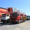 Front aligned bailing oil truck for oilfield