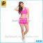 Fashion 2016 Summer New Design Woven Lady Sport Shorts