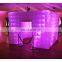 Customized Colorful LED Inflatable Photo Booth With LED Tube Lights For Hot Sale