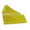 yellow plastic wheel chock stopper loading capacity 30 tons safety block