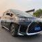 Facelift Body Kits for Toyota vellfire alphard upgraded to lexus LM300 new type bumper lights grill car auto parts