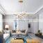 Modern 1/2/3/4 Circular Ring Chandelier Hotel Office Decorative Chandelier