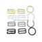 Strap adjuster underwear accessories bra O rings and sliders