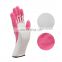 Sunnyhope custom logo Colored Polyester Liner nitrile coated work gloves