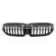 Hot Selling Carbon Fiber Single Slat Gloss Black Front Grille for BMW 3 Series G20 G28 Carbon Fiber Grille