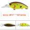 Hot Selling New Product 65mm/5.5g Crank Lures With 3D eyes