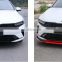 Honghang Auto Parts Front Bumper Lip 4pcs  PP Front Lip Spoiler For KIA K5 2020