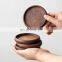Custom Black walnut Wood Coasters Cup Bowl Mat Coffee Tea Cup Pads&Mats Drink Coasters