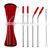 Top Sale Reusable Smoothie Washable Recycle Water Long Travel Black Tumbler Stainless Metal Straw