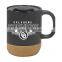 christmas big customised stock black ceramic coffee mug with logo
