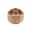 Bamboo Desk Office Accessories Organizer Stationery Rotating Pen Storage Box Bamboo Organizer