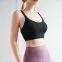 Women's confortable yoga bra  Medium Support Cross Back Wirefree Removable Cups Yoga Sport Bra