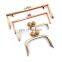 Classical Design Square Metal Frame Gold Plated Lock Frame For Wallet Purse Evening Bag Bag