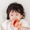 Baby Teether Silicone Soft Teethers For Babies wear on hand Mushroom Soothing Teether Mitten Hand